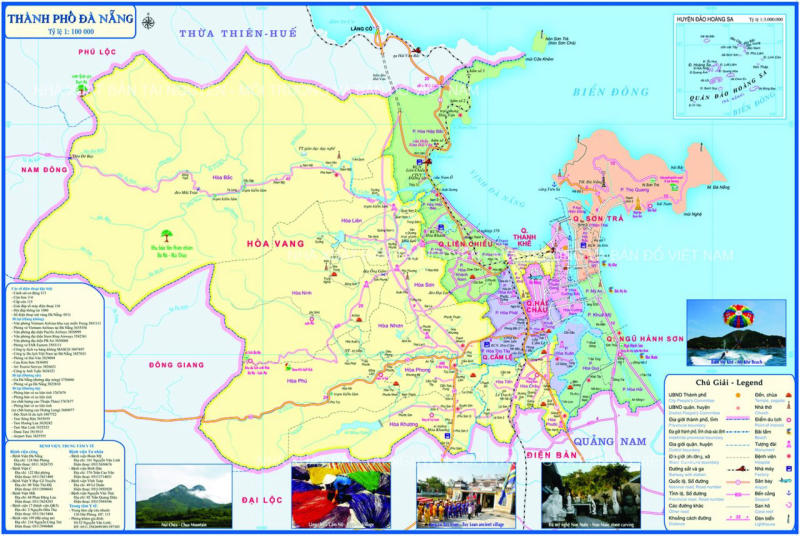 bản đồ khu du lịch đà nẵng