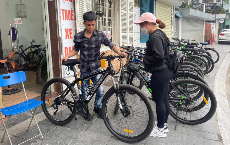 Cho thuê xe đạp Hội An giá rẻ - Chị Nguyễn Thị Kim Loan