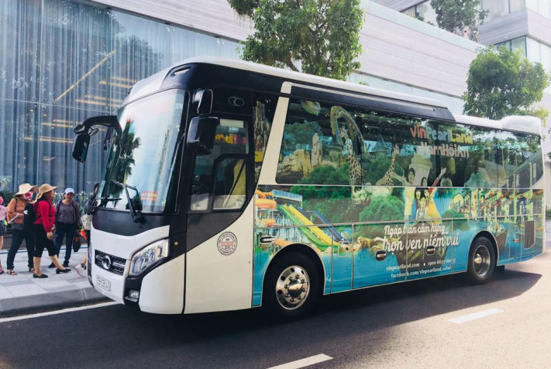Đi Vinpearl Nam Hội An - Đà Nẵng bằng xe Bus