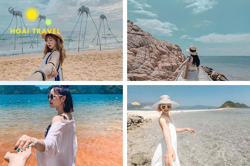 Diện bikini hoặc váy maxi khi tới biển