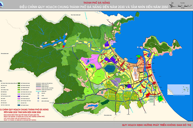 Sơ đồ về các ga ở Đà Nẵng theo dự kiến quy hoạch