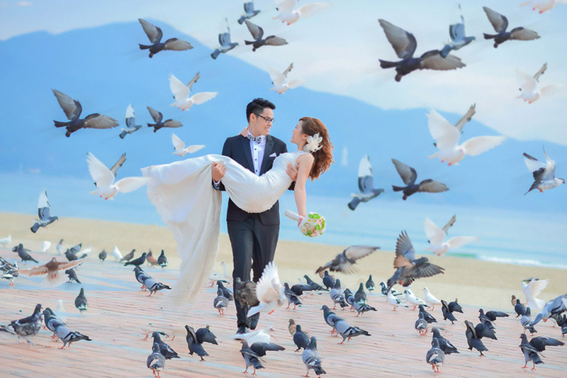 Công viên Biển Đông - Địa điểm chụp hình cưới tuyệt đẹp