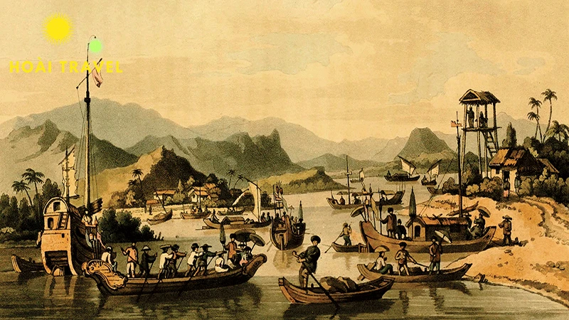 Hình ảnh về thương cảng Faifo sầm uất