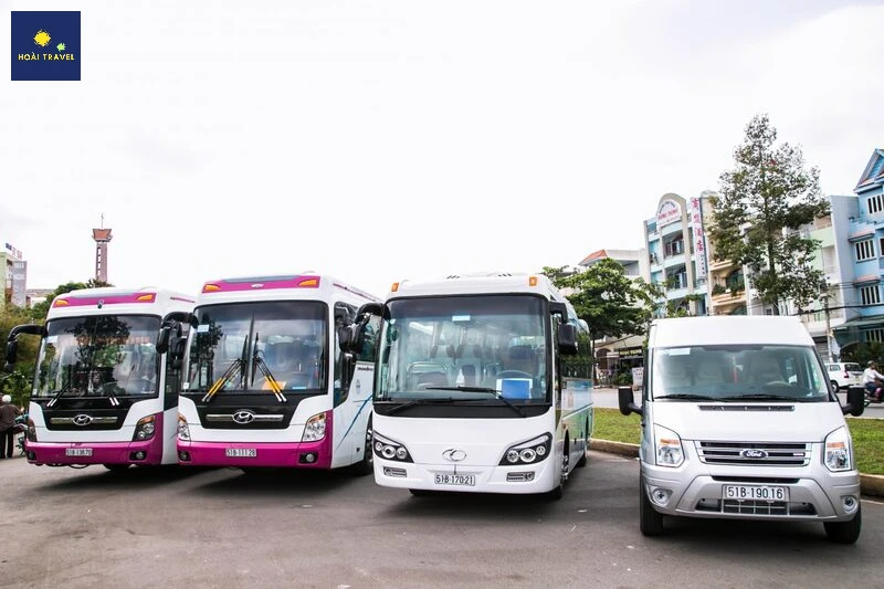 Có đủ các loại xe để đưa đón khách từ điểm đến tới nơi mình muốn đi