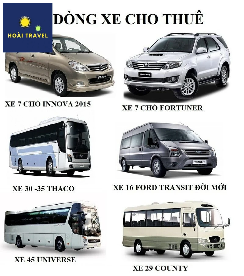 Dịch vụ cho thuê xe rộng khắp khu vực Đà Nẵng, đưa đón khách hàng tận nơi